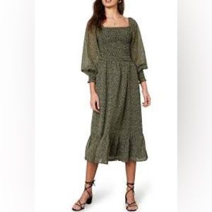 Cupcakes and Cashmere Demi Floral Smocked Dress - size xs